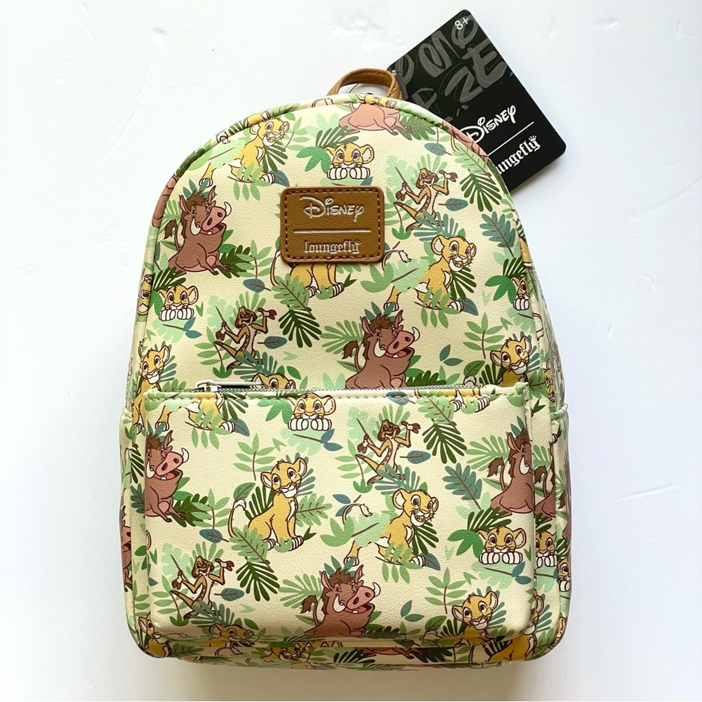 Loungefly Disney The Lion King Simba Timon & Pumbaa Mini Backpack